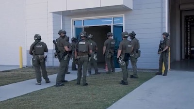 US Immigration Raids Hyundai Plant. (Screengrab from X)