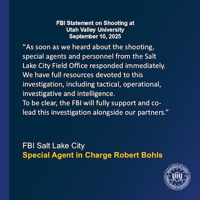 'Will Fully Support & Co-Lead Probe', Says FBI 'Will Fully Support & Co-Lead Probe', Says FBI