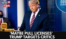 Trump Warns TV Networks Over Negative Press After Jimmy Kimmel Suspension