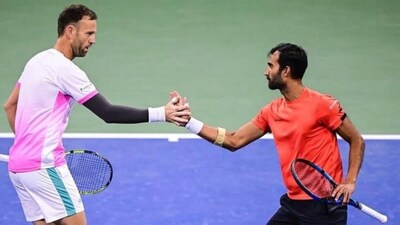 Yuki Bhambri and Michael Venus at US Open (Instagram)