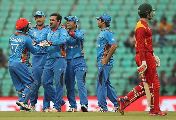 afghanistan cricket team vs zimbabwe cricket team biggest win run record associate team