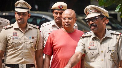 Self-styled godman Chaitanyananda Saraswati, who allegedly sexually harassed 17 women students at a private institute, after his arrest. (PTI)