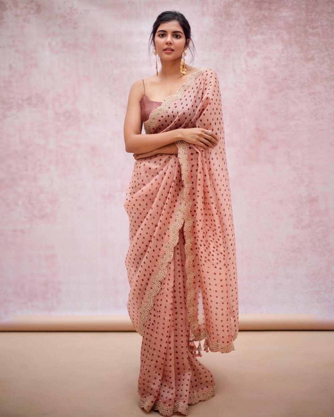 Kalyani Priyadarshan Inspired Saree Blouse Designs Kalyani Priyadarshan Inspired Saree Blouse Designs