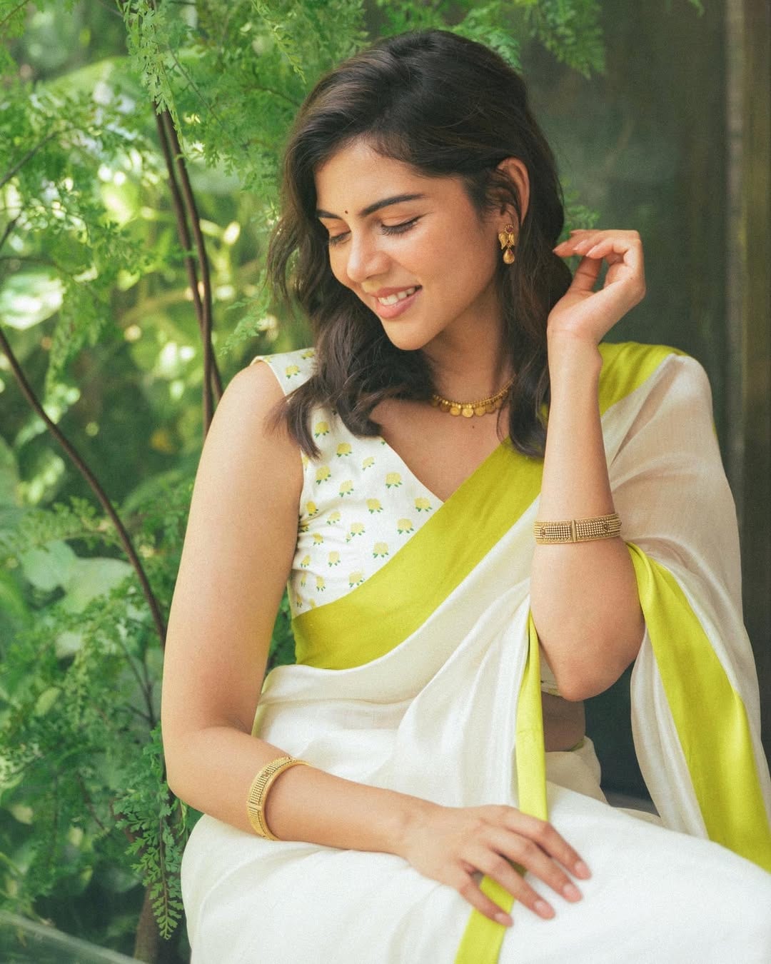 Kalyani Priyadarshan Inspired Saree Blouse Designs Kalyani Priyadarshan Inspired Saree Blouse Designs