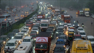Gurugram is reeling under heavy rains and extensive waterlogging. (PTI)