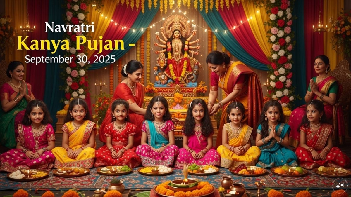Navratri Kanya Pujan 2025 Date And Time: How To Perform Kumari Puja