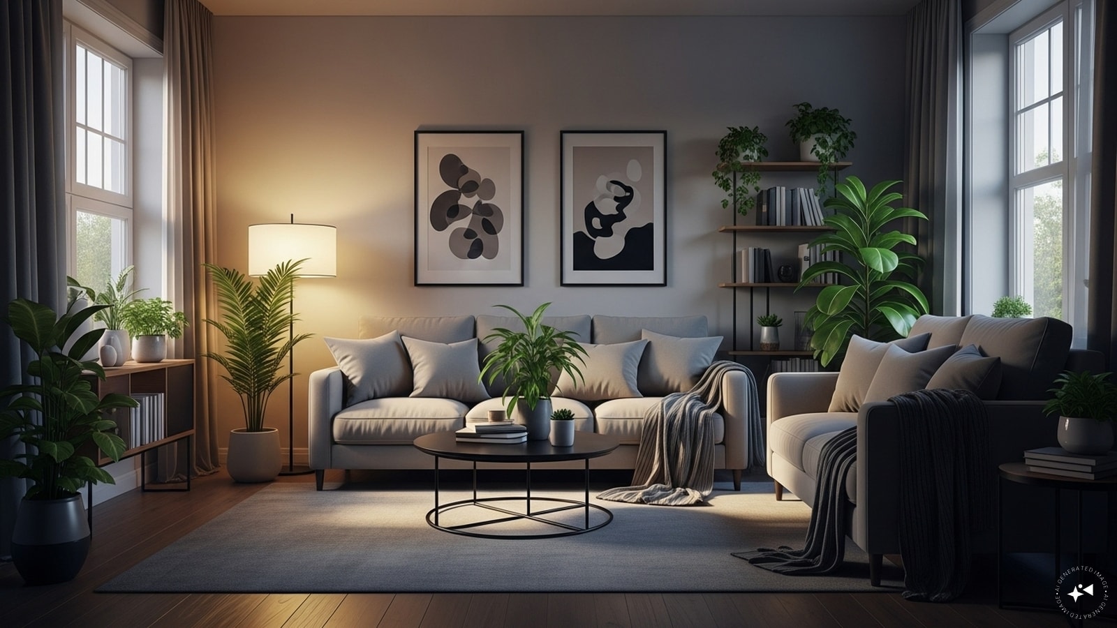 Planting plants in the living room is a simple but extremely effective solution of Feng Shui. By choosing the right plant and the proper direction, you can invite health, wealth, good luck, and peace into your home. Plants like money plant, lucky bamboo, jade plant, peace lily, and palm not only make the living room attractive but also full of energy. Just make sure that the plants are always green and fresh. By planting plants in the living room in this way, you can attract both positivity and prosperity in your life. (AI generated image) Planting plants in the living room is a simple but extremely effective solution of Feng Shui. By choosing the right plant and the proper direction, you can invite health, wealth, good luck, and peace into your home. Plants like money plant, lucky bamboo, jade plant, peace lily, and palm not only make the living room attractive but also full of energy. Just make sure that the plants are always green and fresh. By planting plants in the living room in this way, you can attract both positivity and prosperity in your life. (AI generated image)