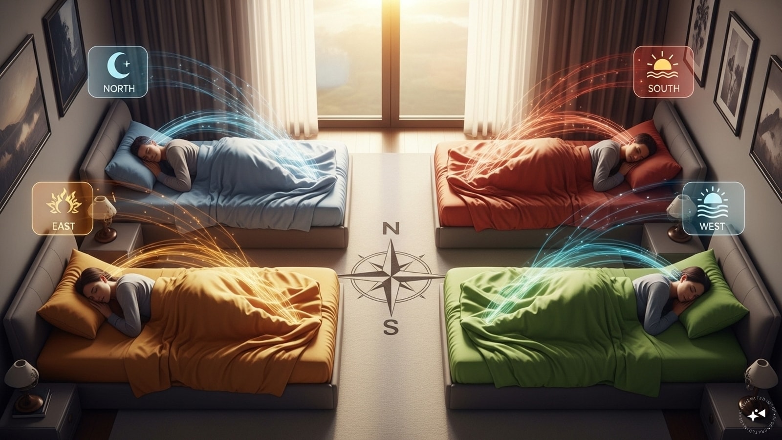 Dicas de Feng Shui: Melhor direção para dormir