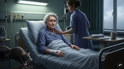 The woman's family informed about the incident to the hospital authorities. (AI-generated image)