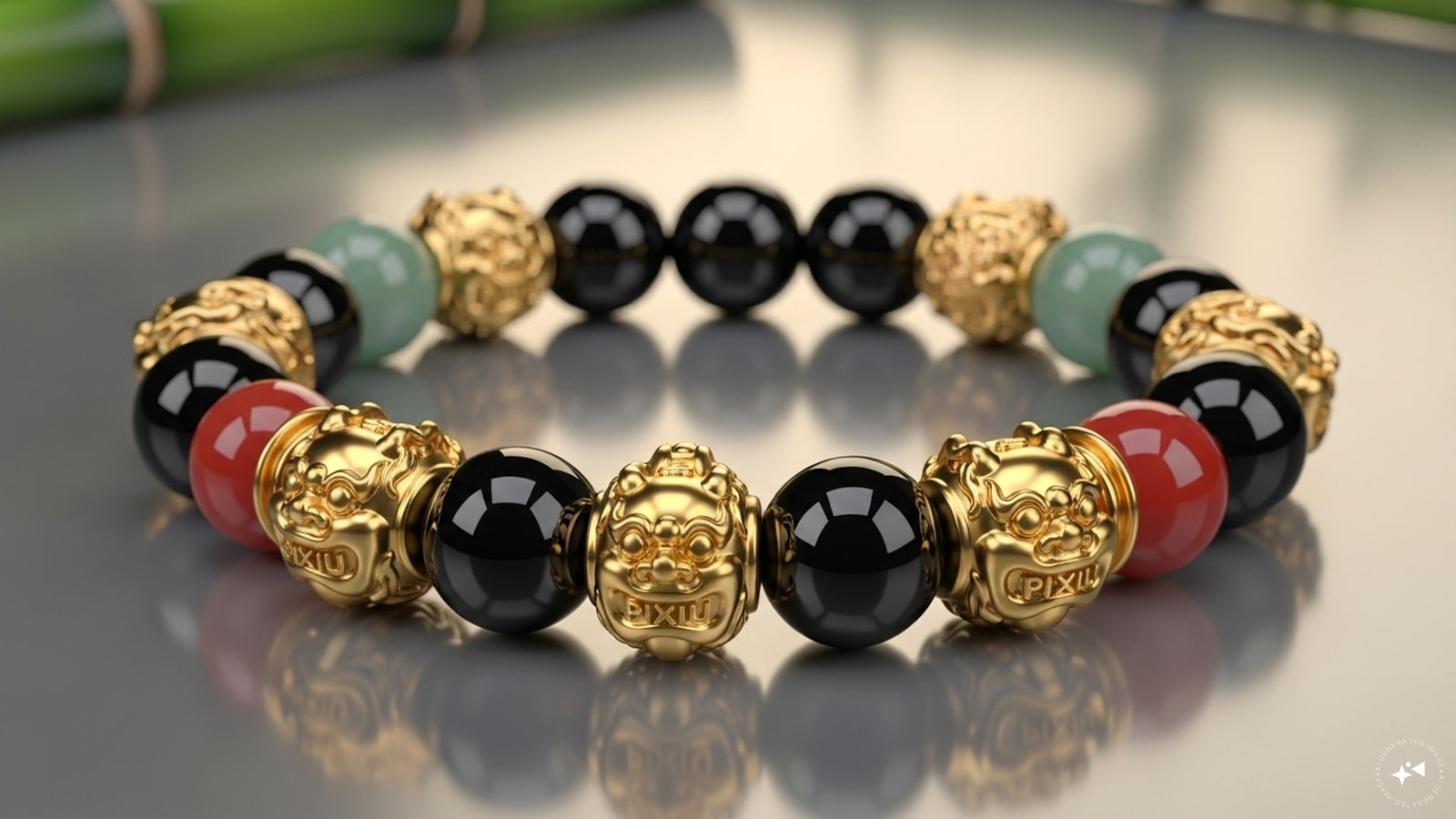 Importance Of A Feng Shui Bracelet: A Feng Shui bracelet is not just jewelry; it is a means of energy balance. Negative energy is kept away. Wealth and prosperity are attracted. Confidence and mental strength increase. Balance comes in health and relationships. (AI generated image) Importance Of A Feng Shui Bracelet: A Feng Shui bracelet is not just jewelry; it is a means of energy balance. Negative energy is kept away. Wealth and prosperity are attracted. Confidence and mental strength increase. Balance comes in health and relationships. (AI generated image)