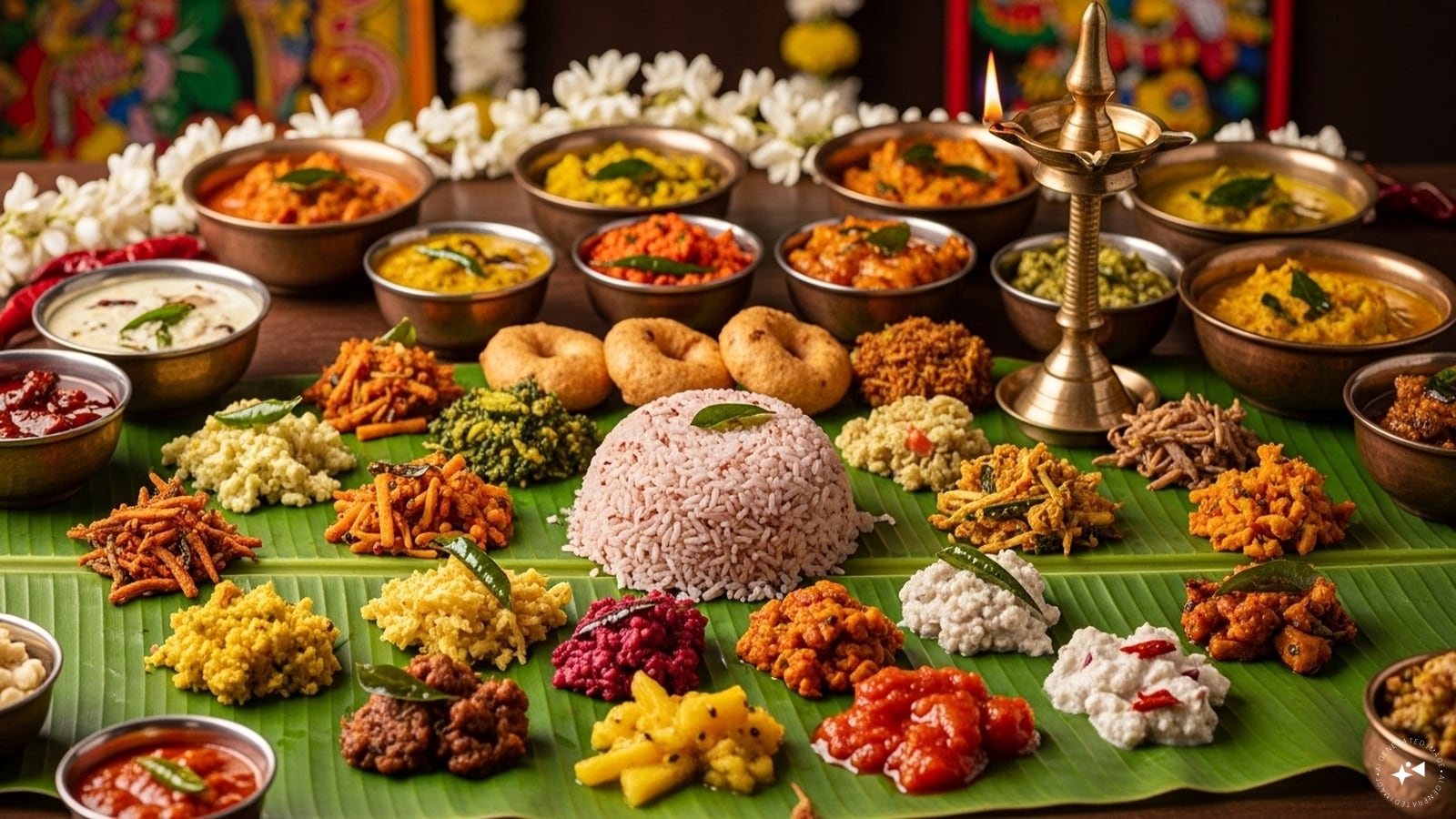 At the heart of Onam festivities is the Onam Sadhya, a grand vegetarian feast served on banana leaves, featuring an array of dishes that range from tangy pickles and crunchy fritters to rich curries, aromatic rice, and luscious desserts. While traditionally enjoyed in Kerala, the Sadhya experience has transcended borders, allowing food lovers across the country to savour its flavours and partake in this centuries-old tradition from the comfort of their own homes or speciality restaurants. Here’s a roundup of the best places in Bengaluru, where you can savour an authentic Onam Sadhya. At the heart of Onam festivities is the Onam Sadhya, a grand vegetarian feast served on banana leaves, featuring an array of dishes that range from tangy pickles and crunchy fritters to rich curries, aromatic rice, and luscious desserts. While traditionally enjoyed in Kerala, the Sadhya experience has transcended borders, allowing food lovers across the country to savour its flavours and partake in this centuries-old tradition from the comfort of their own homes or speciality restaurants. Here’s a roundup of the best places in Bengaluru, where you can savour an authentic Onam Sadhya.