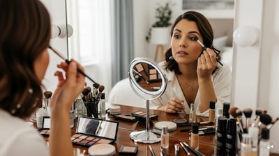 Primer and good skin prep are essential for long-lasting makeup.