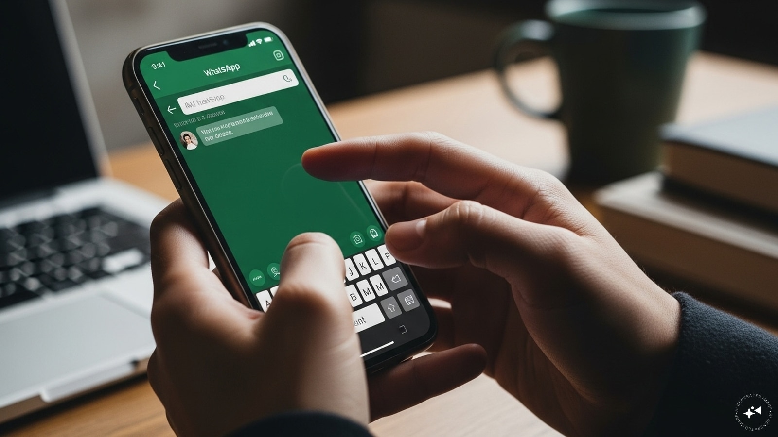 The Typing Bubble: You see them “typing…” and then nothing sent. Emotional damage, right? Don’t worry, sometimes silence is the loudest love language. (AI generated image)