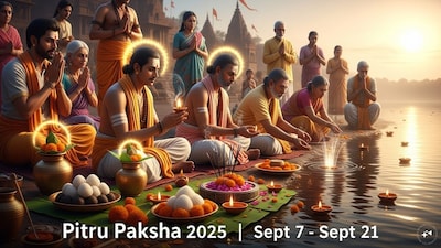 Pitru Paksha begins on September 7 and ends on September 21 with Sarvapitri Amavasya. (AI generated image)