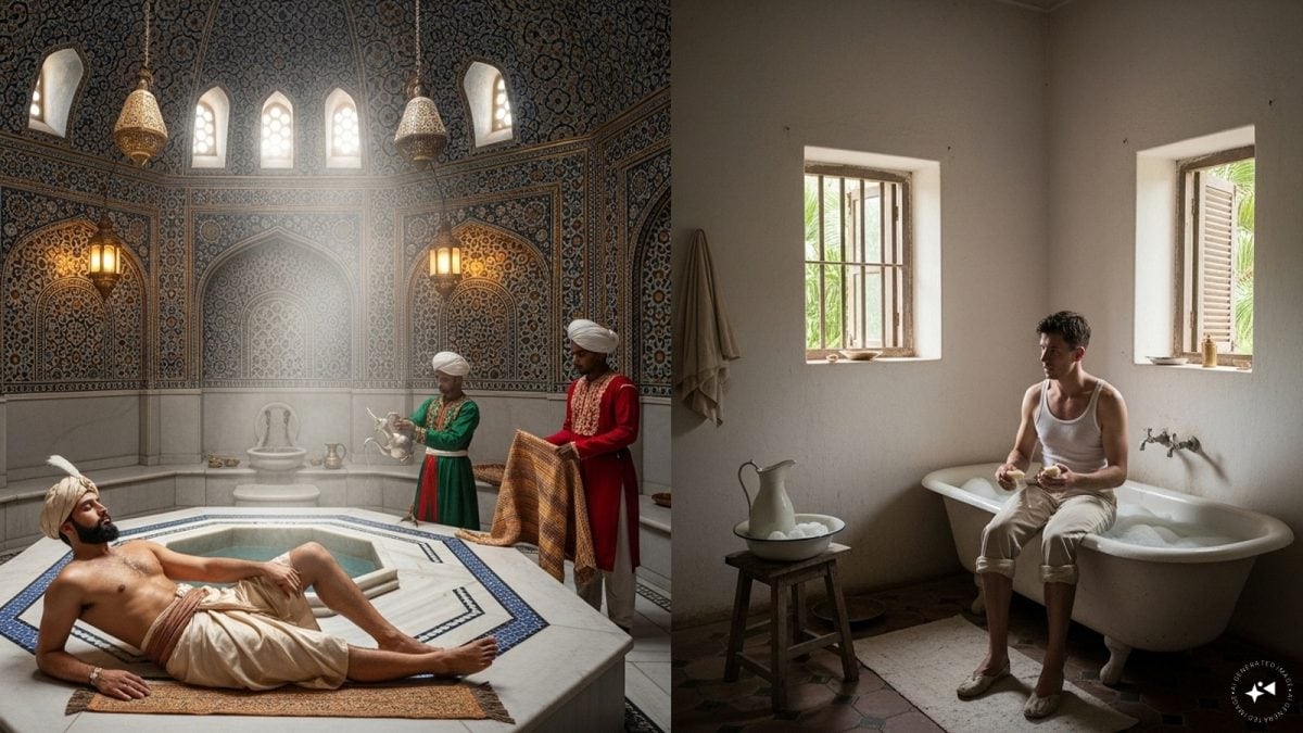 Bathing Habits: Mughals vs. British in Colonial India