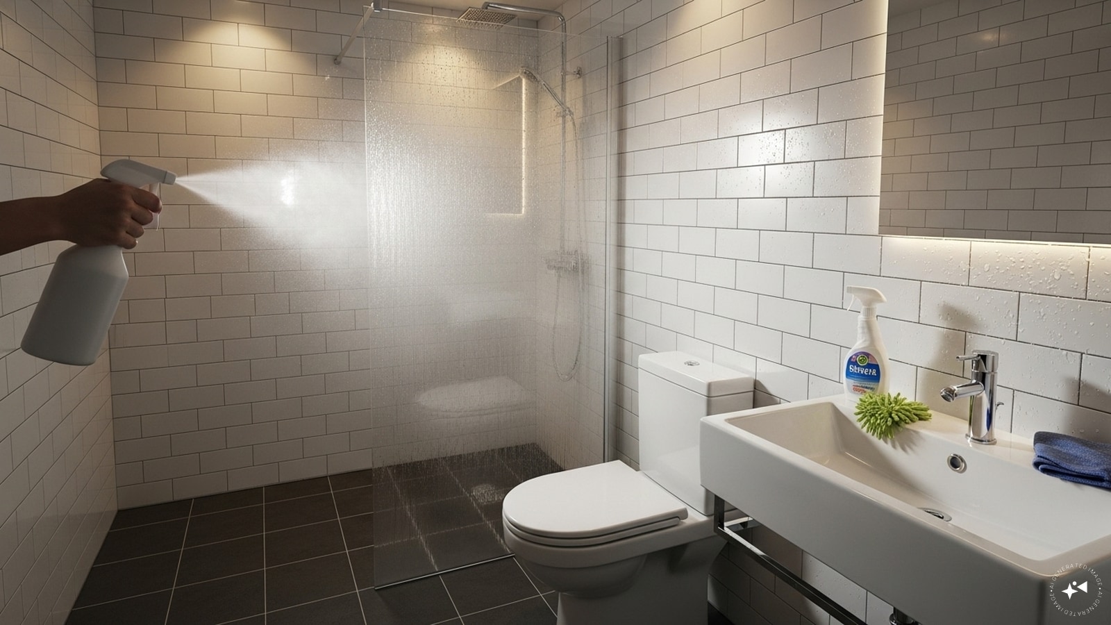 Bathrooms are often the last to get cleaned, but it is essential to clean this space. Spray water on the walls and tiles to wash away dirt, then disinfect the shower, toilet seat, and washbasin to eliminate odours and ensure a fresh, sparkling space. Bathrooms are often the last to get cleaned, but it is essential to clean this space. Spray water on the walls and tiles to wash away dirt, then disinfect the shower, toilet seat, and washbasin to eliminate odours and ensure a fresh, sparkling space.