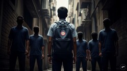 The accused threatened to make the clips they captured go viral on social media unless the victim handed over money and valuables. (AI Generated)