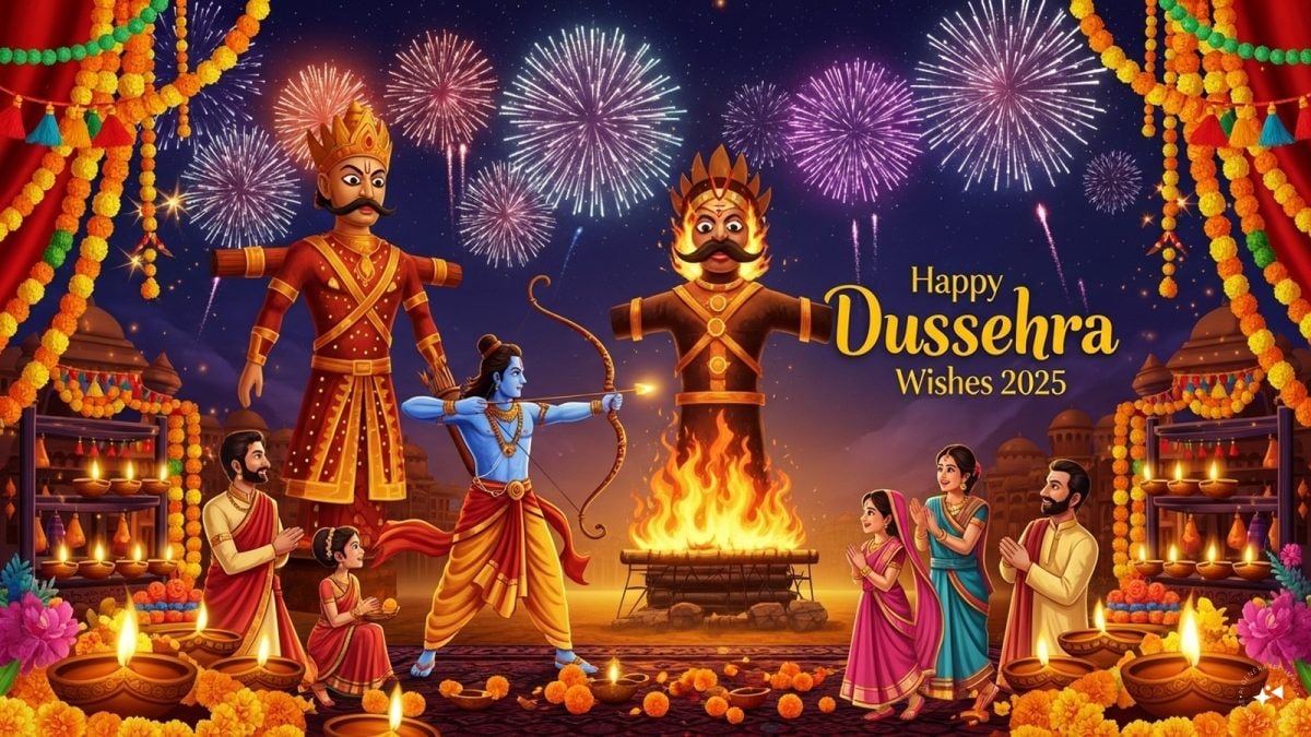 Happy Dussehra 2025: Top 50 Wishes, Images, Quotes And Status To Share With Your Loved Ones On Vijayadashami
