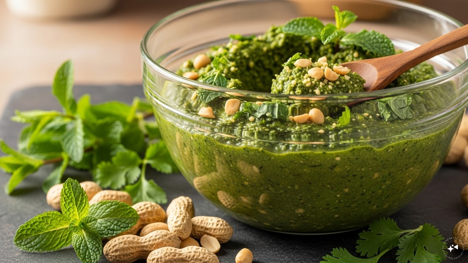 If you like to make mint or coriander-mint chutney, consider adding peanuts to it before grinding it in the mixer. It will not only enhance the taste and increase the nutrients of the recipe but will also prevent the formation of water in the chutney. The flavour and texture of the chutney will also be elevated due to the addition of peanuts. If you like to make mint or coriander-mint chutney, consider adding peanuts to it before grinding it in the mixer. It will not only enhance the taste and increase the nutrients of the recipe but will also prevent the formation of water in the chutney. The flavour and texture of the chutney will also be elevated due to the addition of peanuts.