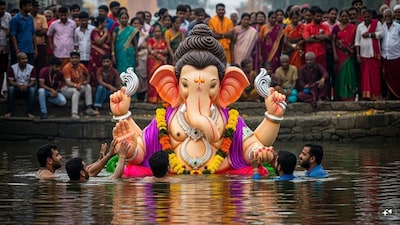 Anant Chaturdashi will be celebrated on Saturday, September 6, 2025. (AI generated image) 
