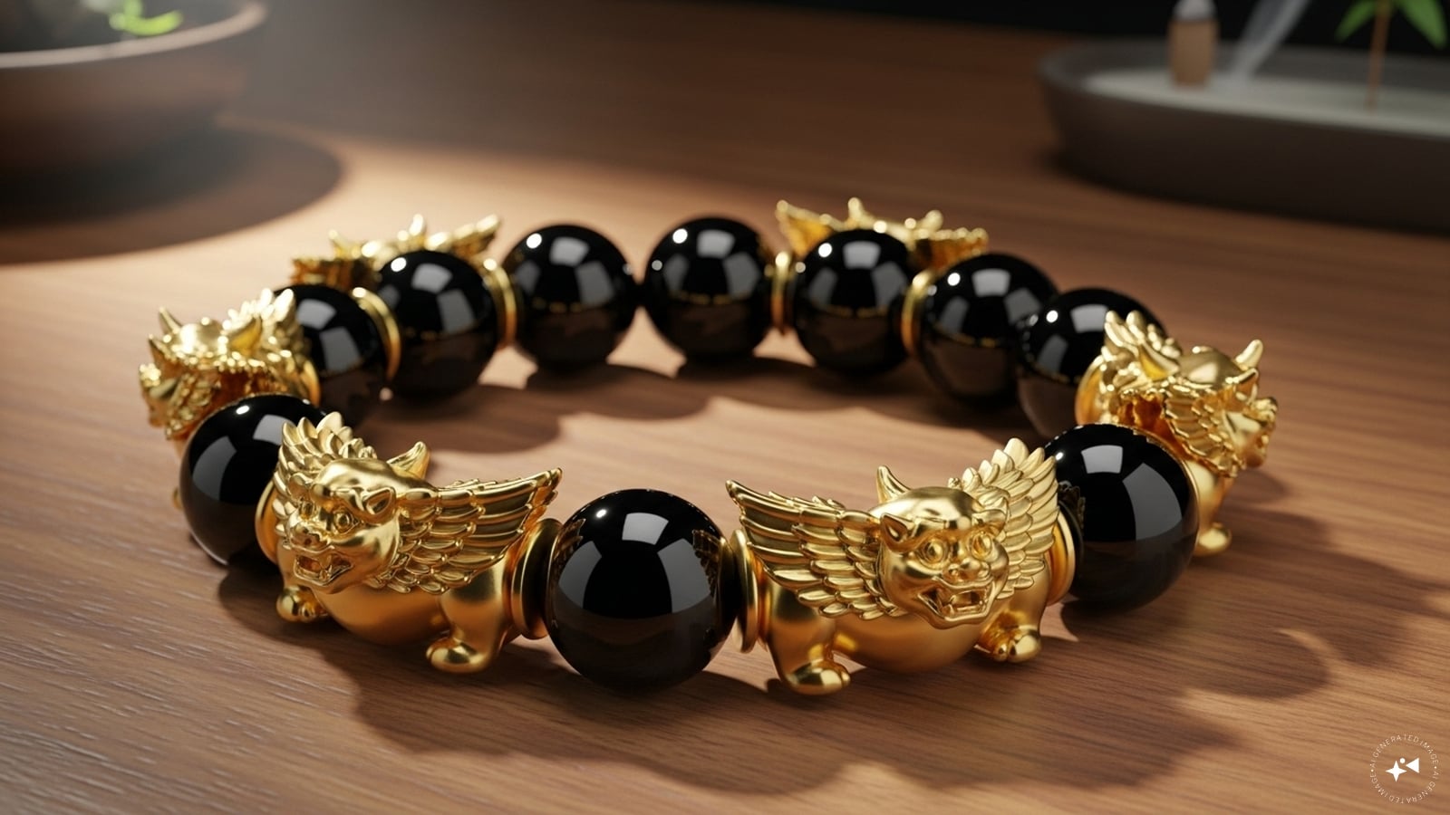 Precautions While Wearing A Feng Shui Bracelet: Never lend the bracelet to others, as it holds your personal energy. Always wear it with your intentions and faith. If you are wearing it for wealth and good luck, keep positive thoughts. Replace broken or damaged bracelets immediately; it may attract negative energy. When wearing the bracelet, respect it and do not consider it just an ornament. (AI generated image) Precautions While Wearing A Feng Shui Bracelet: Never lend the bracelet to others, as it holds your personal energy. Always wear it with your intentions and faith. If you are wearing it for wealth and good luck, keep positive thoughts. Replace broken or damaged bracelets immediately; it may attract negative energy. When wearing the bracelet, respect it and do not consider it just an ornament. (AI generated image)