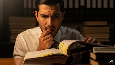 The court said any paper marked with saliva must not be accepted. (AI generated image)