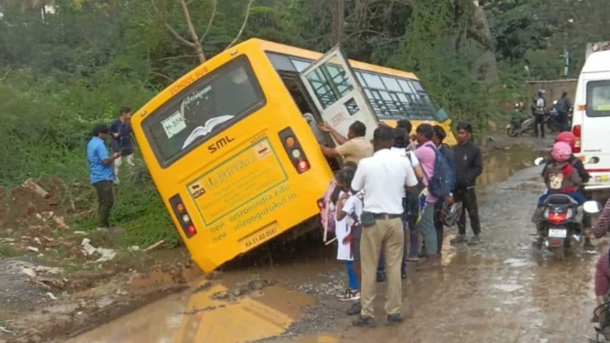 Schoolgirls' Video Highlights Bengaluru's Poor Road Conditions