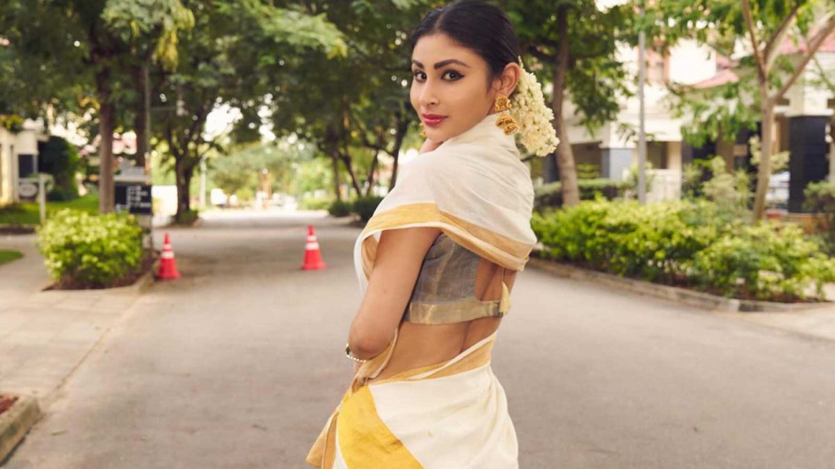 Mouni Roy Celebrates Onam in Elegant Traditional Attire