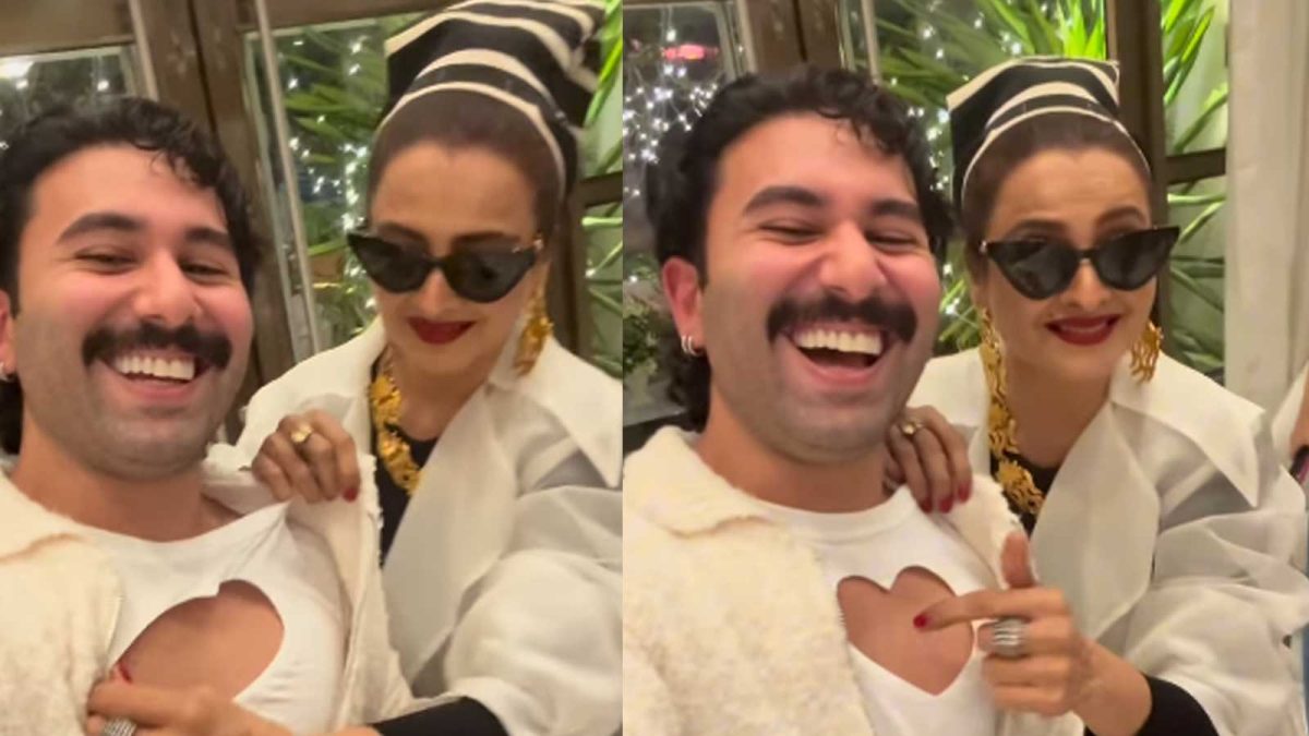 Orry and Rekha's Viral Reel from Party