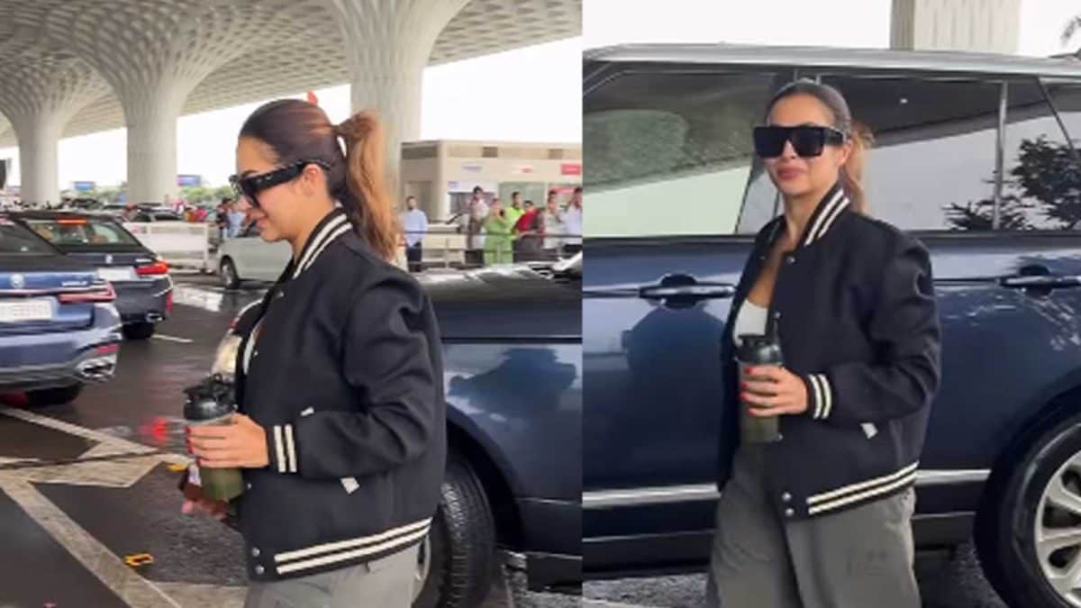 Malaika Arora Spotted at Airport, Sporting Stylish Outfit