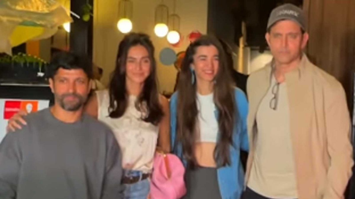 Hrithik Roshan, Saba Azad, Farhan Akhtar, Shibani Dandekar Double Date