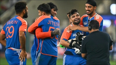 India defeated Pakistan by five wickets in a thrilling Asia Cup finale. (Photo by Sajjad HUSSAIN / AFP)