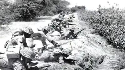 The war lasted for 17 days and featured one of the largest tank battles since the Second World War. (Wikimedia Commons)