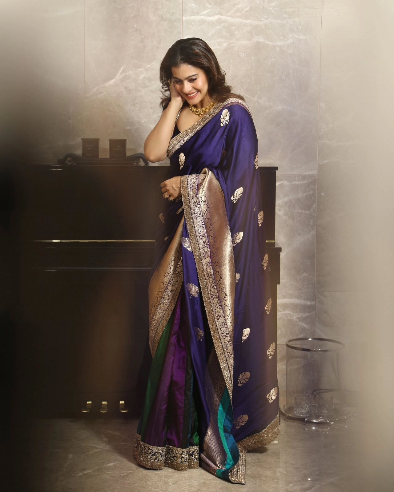 Kajol-approved Saree Blouse Designs For Festive Season Kajol-approved Saree Blouse Designs For Festive Season