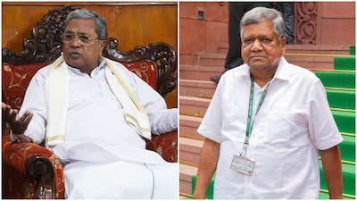 Karnataka Chief Minister Siddaramaiah, and senior  BJP leader Jagadish Shettar. (PTI file photos) 