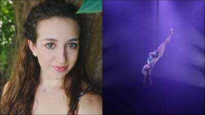 Marina B, 27, had more than 10 years of experience as a trapeze artist. (Instagram)