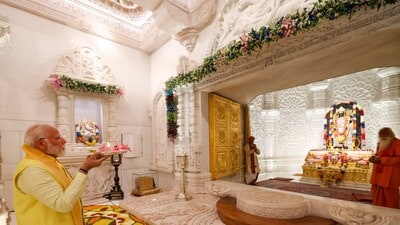 PM Modi at Ram Mandir, Ayodhya PM Modi at Ram Mandir, Ayodhya