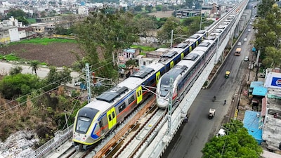 Trains on the Namo Bharat rail corridor are expected to run at the speed of up to 180 km/hr. (Image: PTI File)