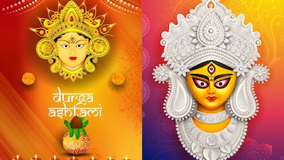 Happy Durga Ashtami 2025: Wishes, Images, Greetings, Cards, Quotes Messages, Photos, SMSs WhatsApp and Facebook Status to share in Navratri. (Images: Shutterstock) 