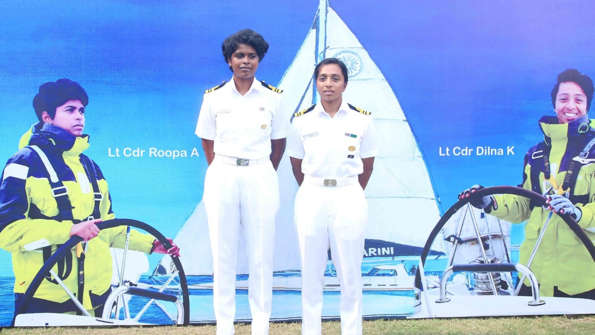 Meet Lt Commander Dilna K And Lt Commander Roopa A Of Navika Sagar Parikrama II