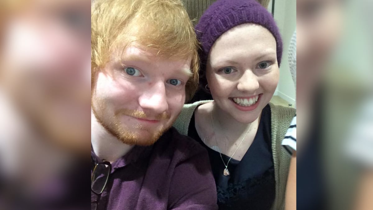 Ed Sheeran Surprises Leukemia Patient with Hospital Visit