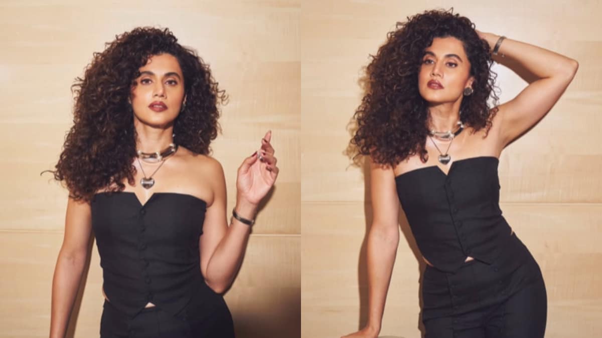 Taapsee Pannu Is The Ultimate Boss Lady In A Black Powersuit