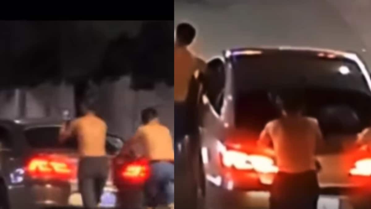 Men in China Push Car to Avoid DUI, Get Ticketed for Blocking Road