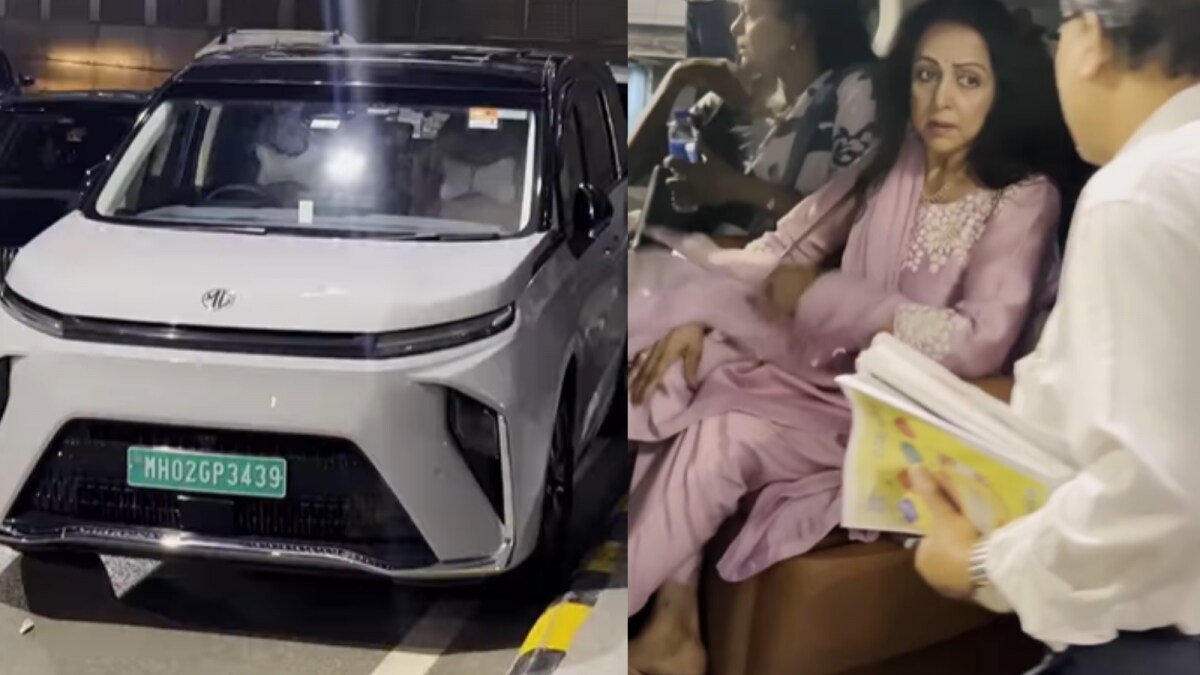 Hema Malini Adds MG M9 to Her Car Collection