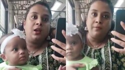 Video shows a woman telling another passenger to lower her voice. (Photo Credits: X)
