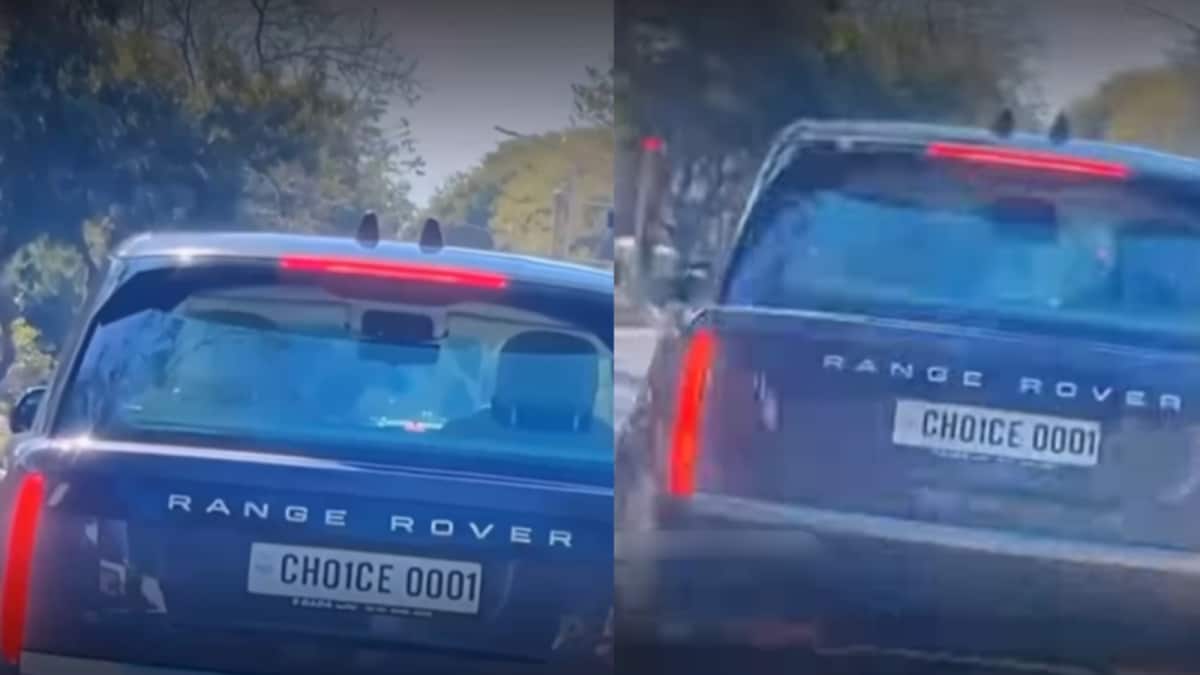Chandigarh Range Rover with Exclusive Number Plate Draws Attention