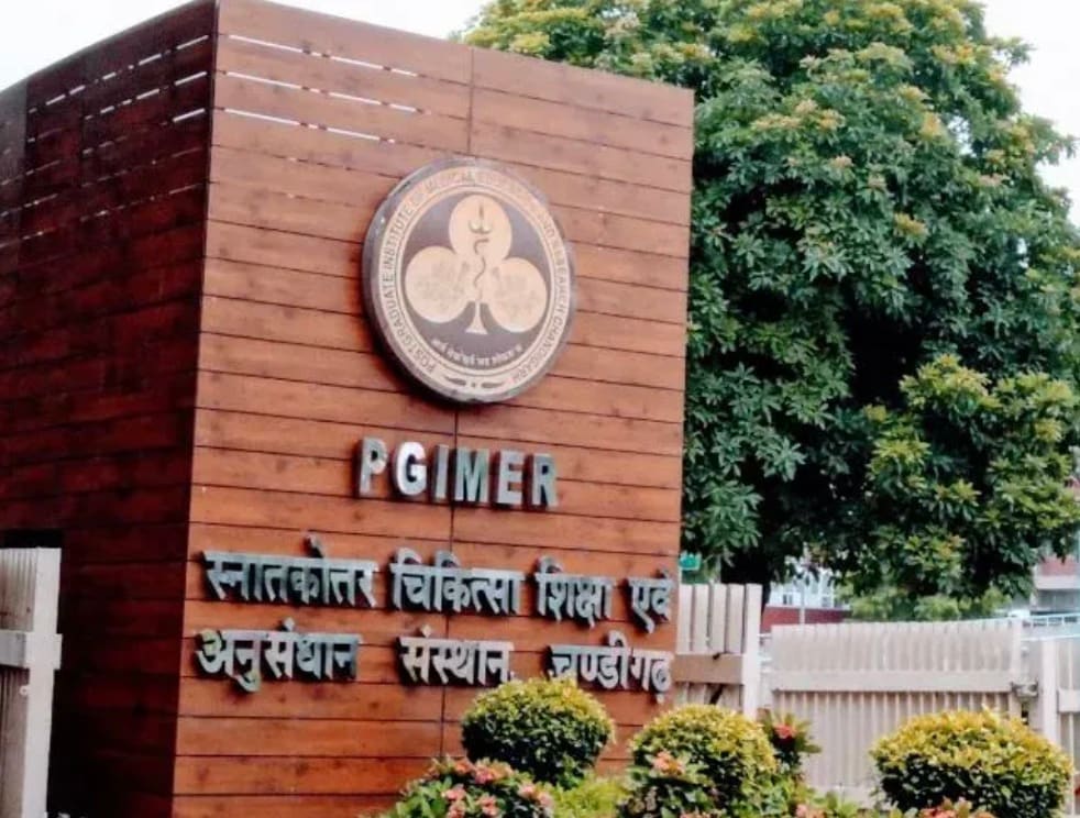 Postgraduate Institute of Medical Education and Research (PGIMER) Chandigarh has retained the second position. Since it is a government-funded institution, fee is nominal.
