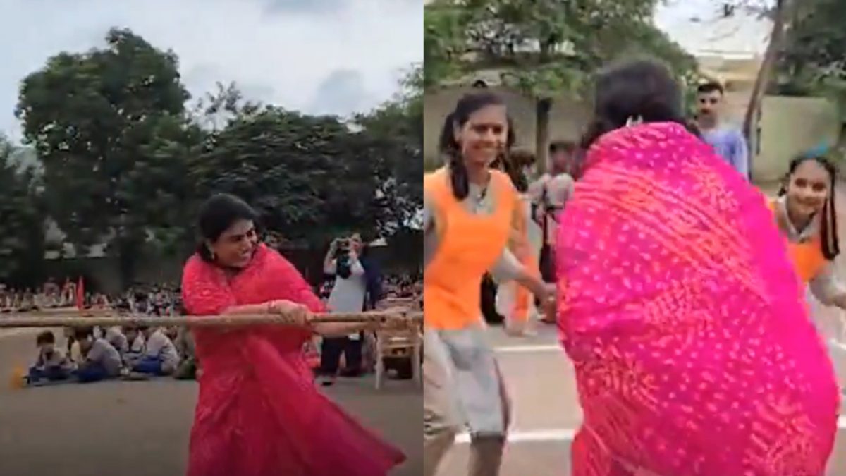 Rivaba Jadeja Participates in Sports on National Sports Day