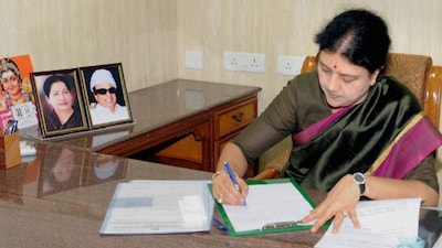 After the death of Jayalalithaa, Sasikala was regarded as a significant figure in the AIADMK party. (PTI/File)