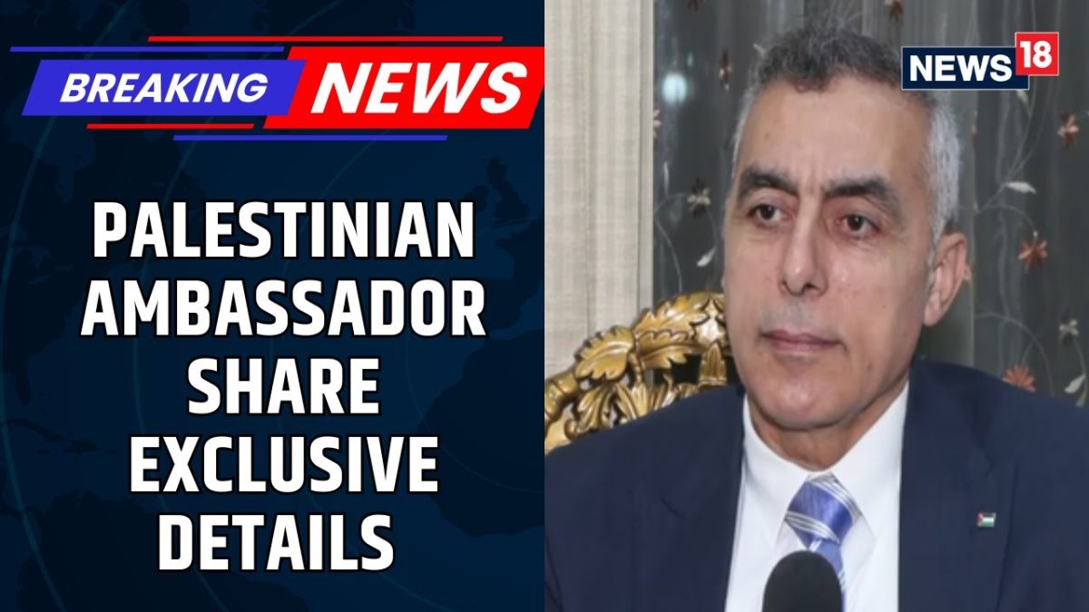 Palestinian Ambassador To India, Abdullah Mohammad Abu Shawesh, Exclusive Interview With CNNNews18